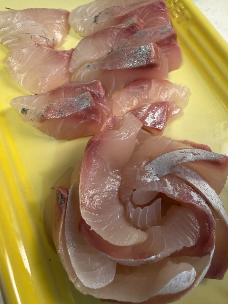 12日熟成したネリゴの刺身